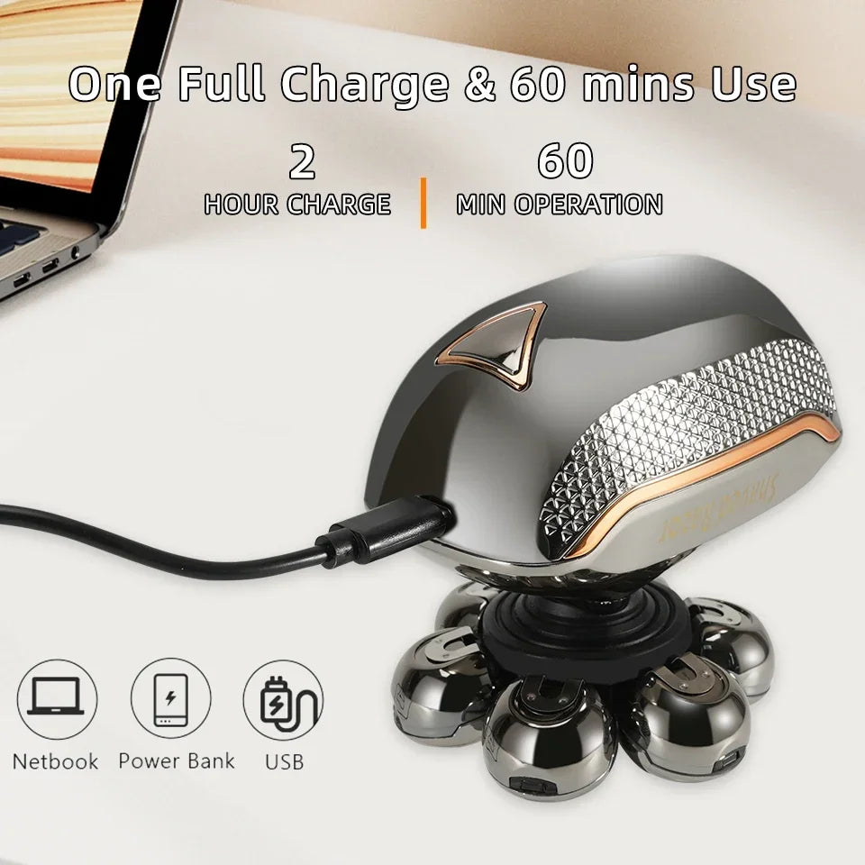 NEW Shaver for Men 7D Independently 7 Cutter Floating Head Waterproof Electric Razor Multifunction USB Charge Trimmer Men