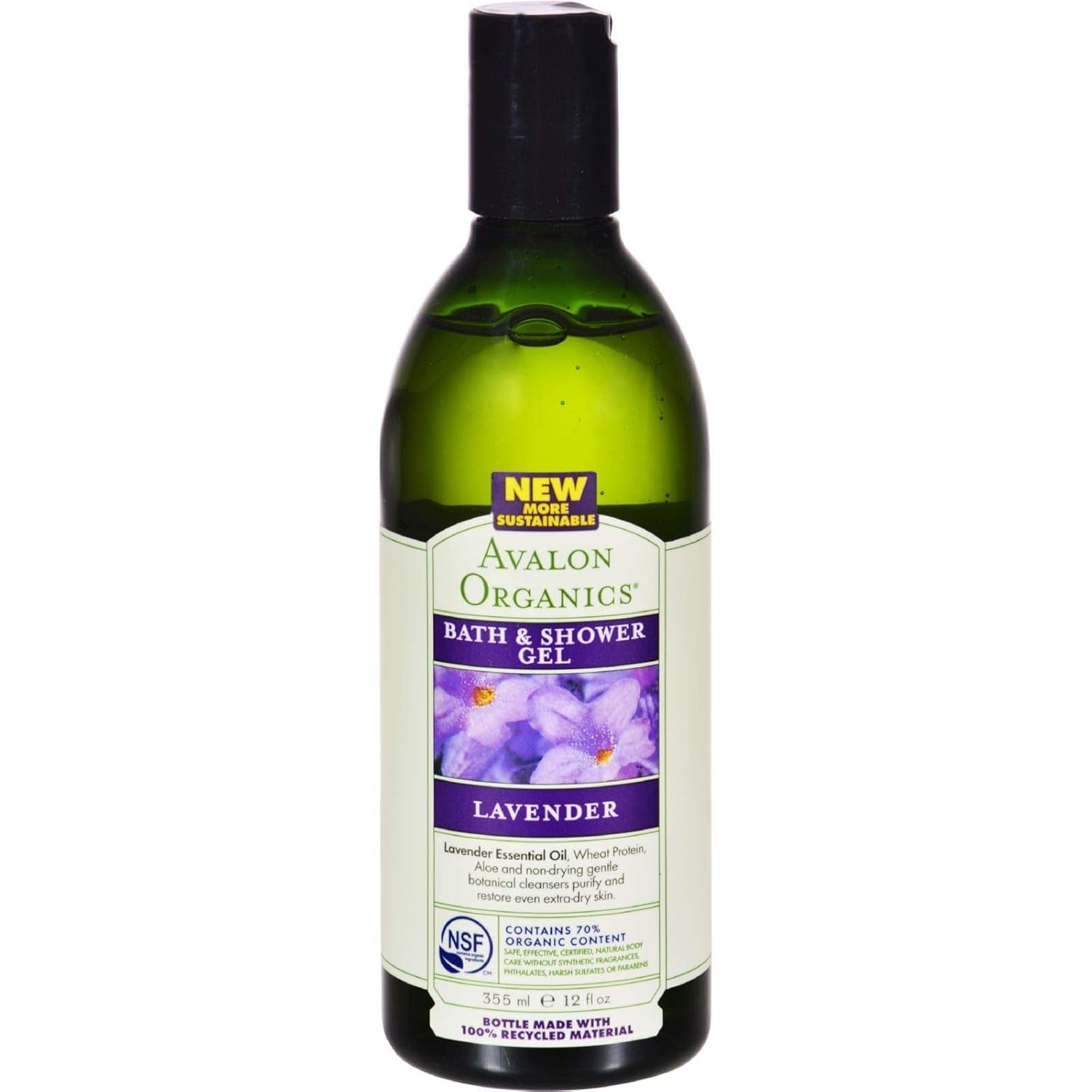 Bath and Shower Gel Lavender - 12 Fl Oz