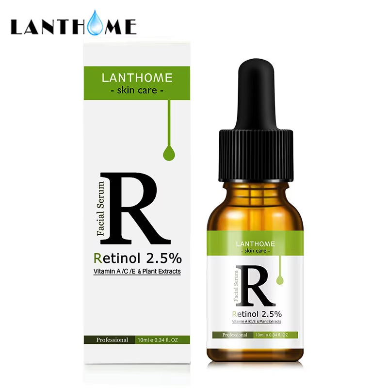 10Ml Retinol Facial Serum anti Wrinkle Fade Dark Spots Moisturizing Whitening Serum Essence Fade Acne Mark Face Skin Care